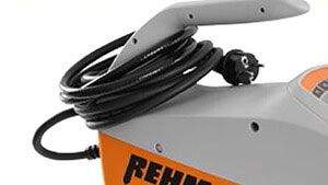REHM Tiger 180 DC Schweißgerät Sonderangebot Tragegriff mit Aufwicklungsmöglichkeit der Kabel